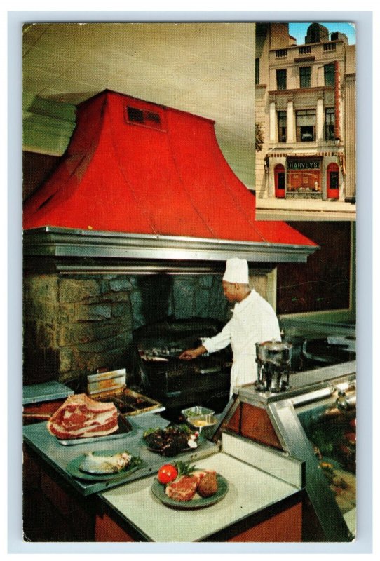 Vintage Harvey's Resturaunt Washington, D.C. Postcard P132E