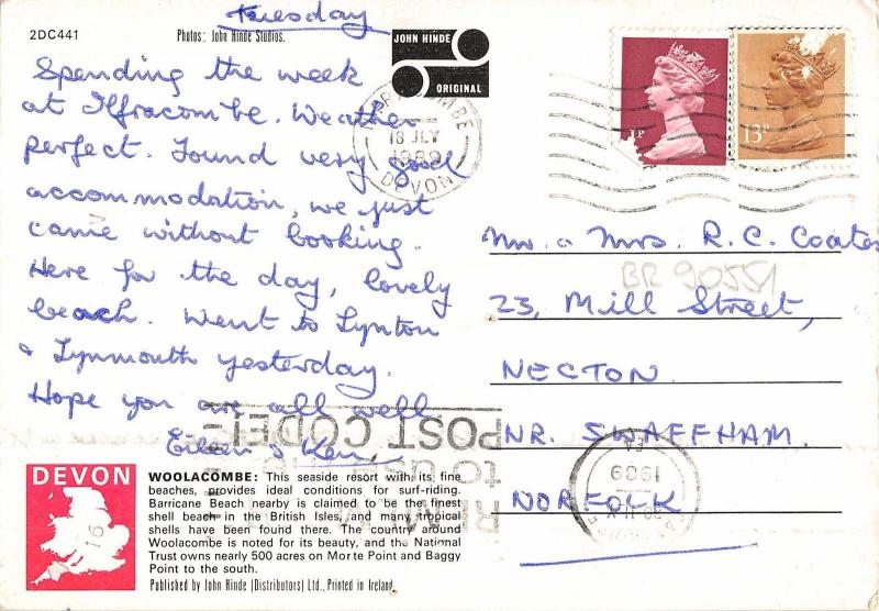 BR90551 woolacombe bay north devon  uk