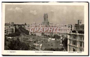 Espana Spain Spain Madrid Old Postcard Palacio de Comunicaciones