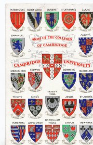 Cambridgeshire Postcard - Arms of The Colleges of Cambridge   ZZ3175