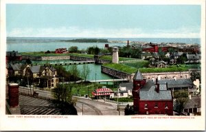 1902 Postcard Overview Old Point Comfort, Fort Monroe, Virginia Civil War