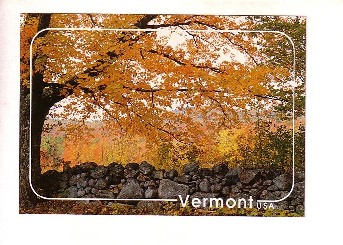 Old Stone Fence, Vermont, Photo Alois Mayer