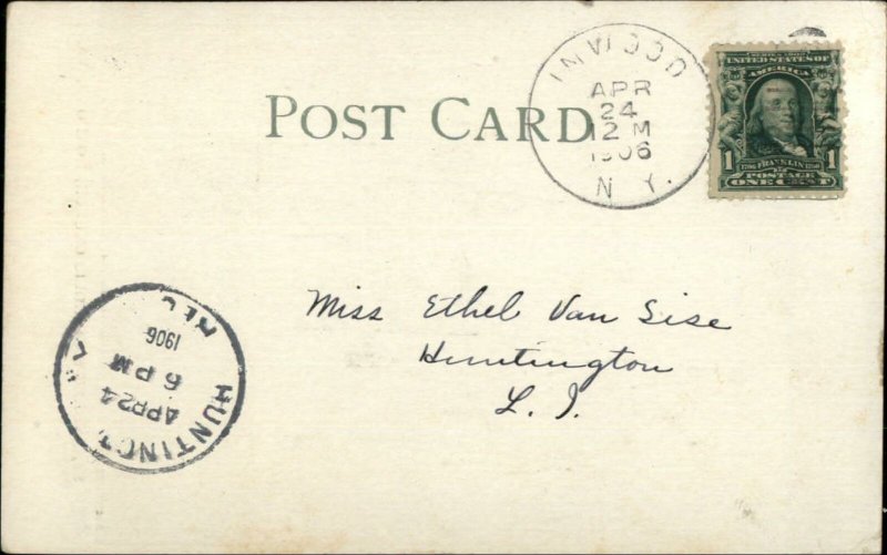 Roanoke VA St. Andrew's Catholic Church 1906 Used Postcard