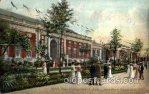 North View Trans. Bld.1907 Jamestown Virginia,  Worlds Fair Exposition Postcard