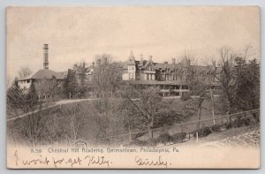 Philadelphia PA Chestnut Hill Academy Germantown 1906 Postcard B42