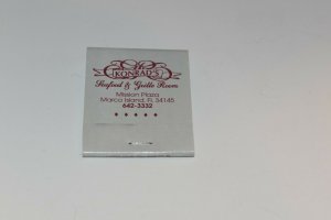 Konrad's Seafood & Grille Room Marco Island Florida 20 Strike Matchbook