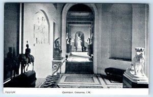 Osborne Interior Corridor ISLE OF WIGHT UK Postcard