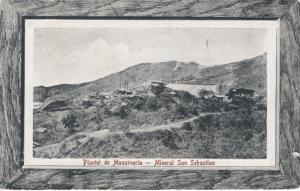 Mineral San Sebastian Mine El Salvador Plantel de Maquinaria Antique Postcard E4