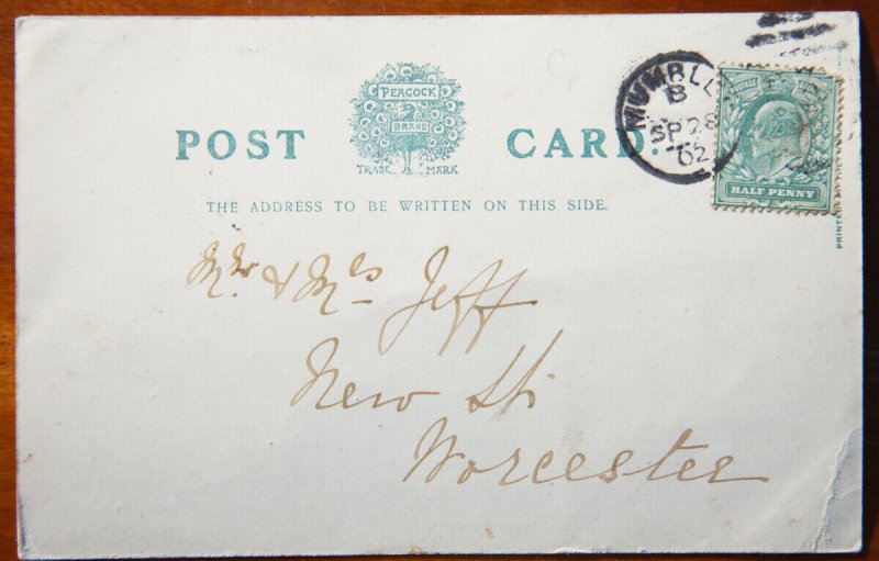 Mumbles Pier Swansea Wales c1902 Postcard F88