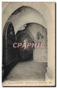 Old Postcard Chateau d'Amboise