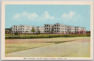 Trenton Ontario RCAF Station Mens Quarters ON PECO Postcard H69