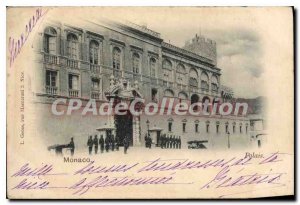 Old Postcard Monaco Palace