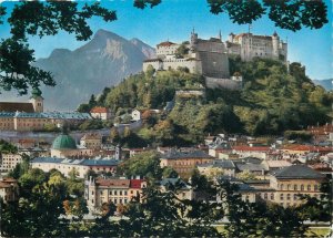 Austria Postcard Altstadt Salzburg mit Untersberg