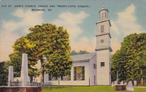Old Saint Johns Church Broad And Twenty Fifth Street Richmond Virginia