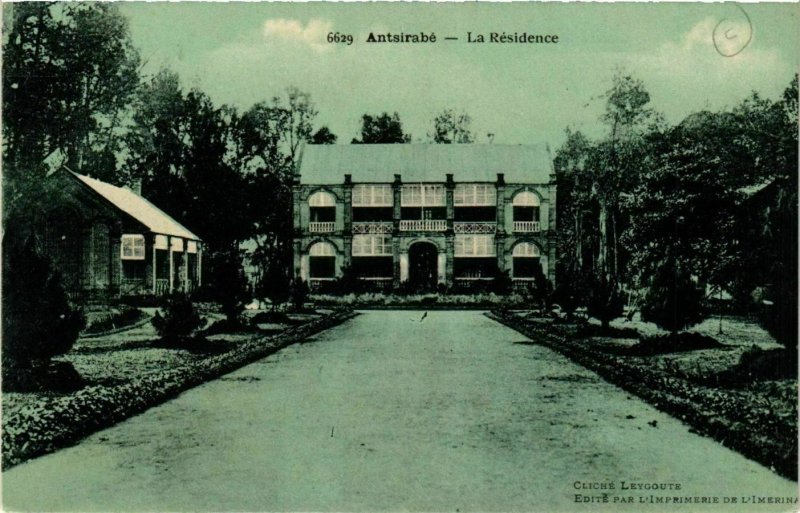 CPA AK Antsirabe- La Residence MADAGASCAR (830007)