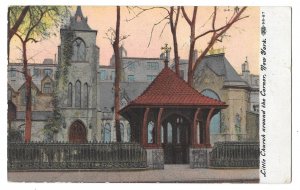 Little Church Around the Corner, New York mailed to Old Bridge, New Jersey 1909