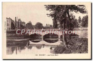 Postcard Old Main Niort Bridges