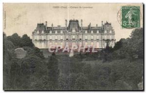 Old Postcard Creil (Oise) Chateau Laversines