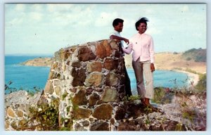 Fort St. Louis Baie de La Potence Marigot St. Martin Postcard