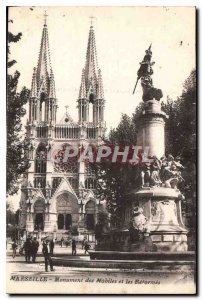 Postcard Old Marseille Monument Mobile and Reforms