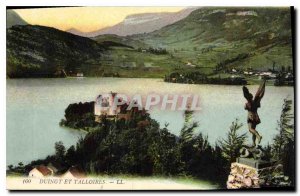 Old Postcard Duingt and Talloires