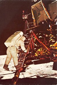 Apollo 11 on the moon Space Unused 
