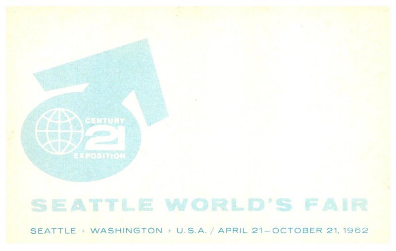 Washington Seattle World's Fair  - QSL card