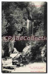 Old Postcard Cascade Verdun Near the Cabins