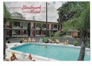 Landmark Motel St. Petersburg Florida Near Busch Gardens 4 by 6