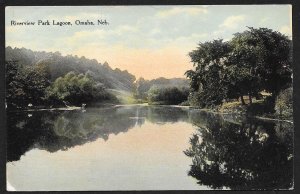 Riverview Park Lagoon Omaha Nebraska Unused c1910s