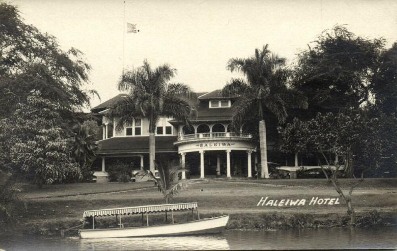 hawaii, HALEIWA, Haleiwa Hotel (1930s) RPPC 