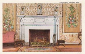 Mississippi Natchez Propinquinty The Fireplace Curteich