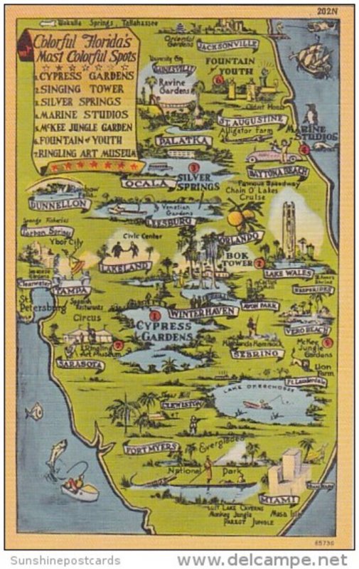 Florida Map Of Attractions