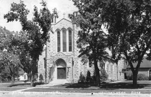 Hastings Nebraska St Marks Pro Cathedral Real Photo Antique Postcard K59654