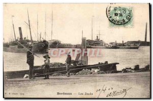 Bordeaux - Les Docks - Old Postcard
