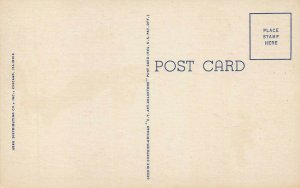 Chicago IL Merchandise Mart Largest Building Comic Linen Curt Teich Postcard