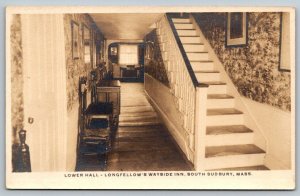 RPPC Real Photo Postcard - Longfellow's Wayside Inn South Sudbury, Mass   c1920