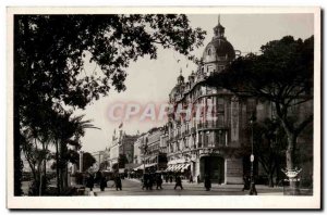 Postcard Modern Nice La Promenade des Anglais and the Ruhl & # 39Hotel