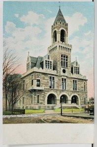 Springfield Massachusetts Courthouse udb Postcard D13