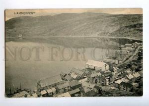 236277 NORWAY NORGE Hammerfest Vintage Alstrups postcard