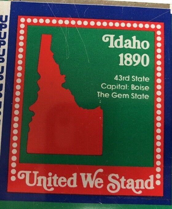 Idaho Unrolled Alluminio “7 Up” Can 1890 States - United Noi Stand