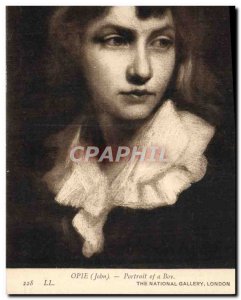 Postcard Old Opie Portrait Of A Boy The National Gallery London