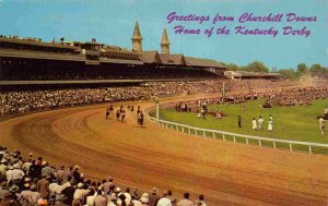 Horse Racing Churchill Downs Louisville Kentucky postcard