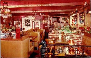 Postcard Carriage Room at Ye Olde Hoosier Inn in Stockton, California~4034
