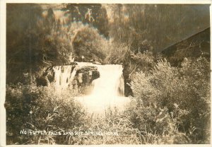 Postcard RPPC Idaho Lava Hot Springs Upper Falls #14 23-8285