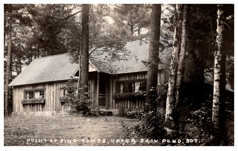 Maine Patten Point of Pine Camps,  Upper Shin Pond