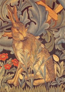 Hare   The Forest Tapesstry 1887 