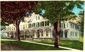 The Hill Top House - Hensonville, New York - Vintage Postcard