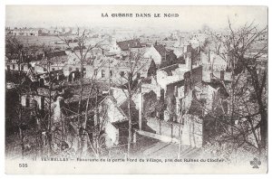 The War in the North, Vermelles, France World War I Postcard 1916, British OAS