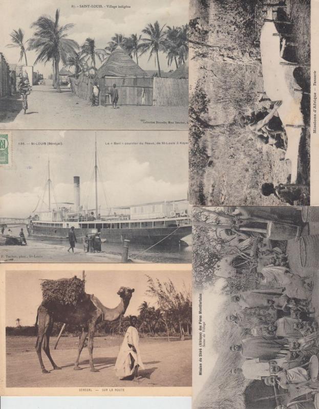 SENEGAL 60  AFRIQUE Cartes Postales Mostly 1900-1940.